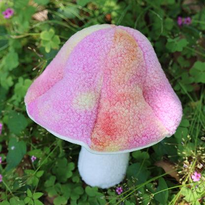 Cute Symphony Little Mushroom Pillow Plush Toy — side view