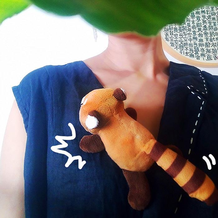 Red Panda Doll Brooch Plush Animal | Magic Stories