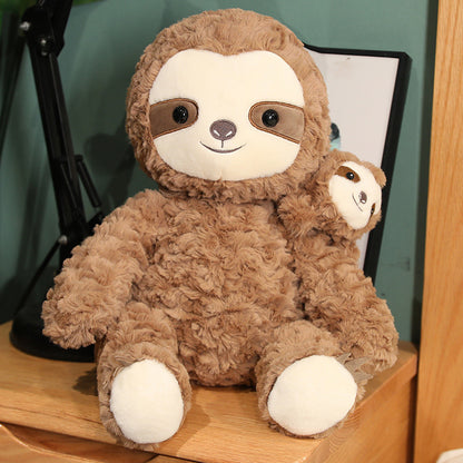 Mother And Child Sloth Doll Plush | Magic Stories