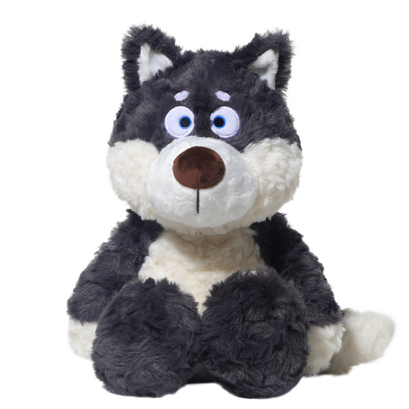 Gray Wolf Plush Toy Adorably Goofy Little | Magic Stories