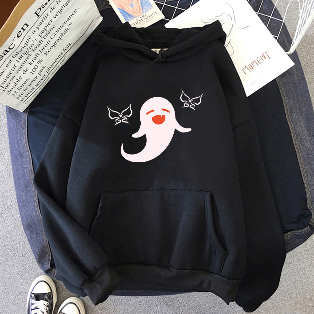 Cartoon Anime Hooded Sweatshirt — detail