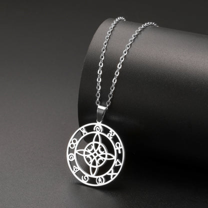 Ring Hollow Witch Knot Moon Pendant | Magic Stories