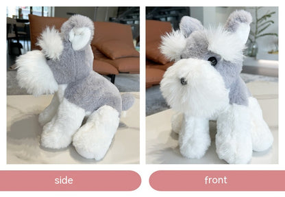 Cute Schnauzer Plush Toy Dog Doll | Magic Stories