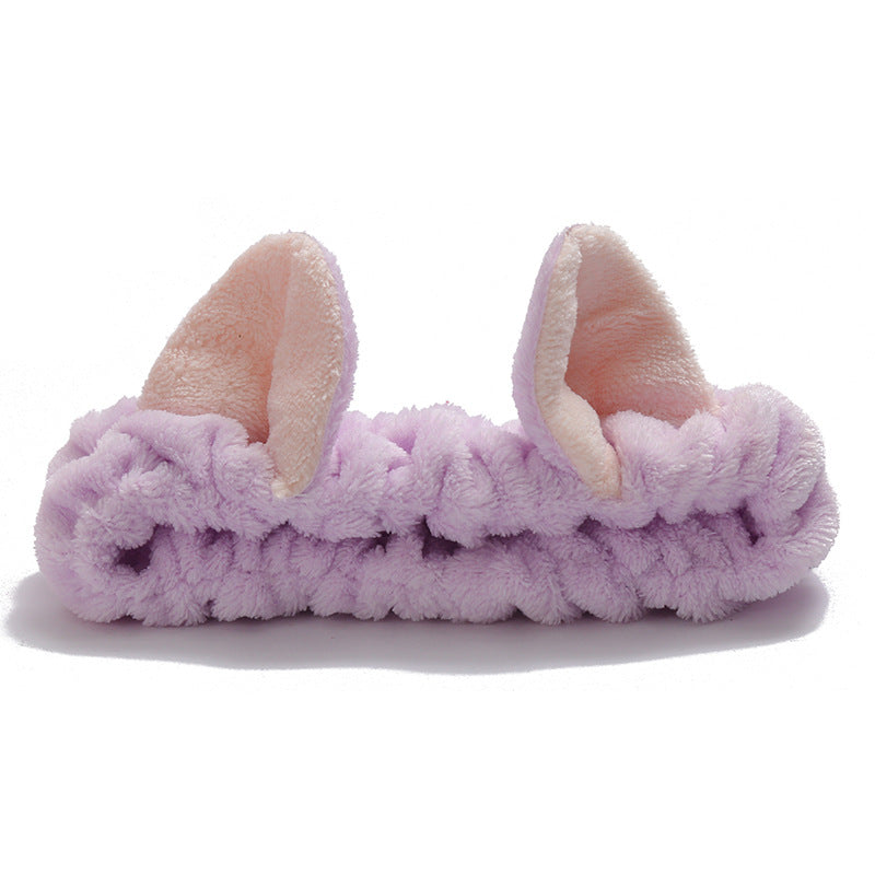 Cat Ears Net Red Headband Creative Wash Hair Accessories Headband — scale reference