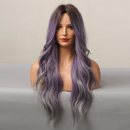 Halloween Mid-point Curly Purple Mixed Color | Magic Stories