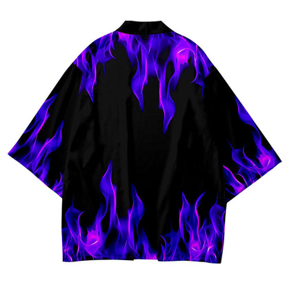 Summer Haori Kimono 3D Color Block Landscape | Magic Stories