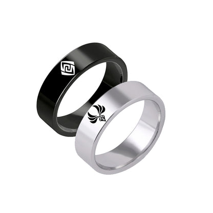Genshin Impact Stainless Steel Ring Eye | Magic Stories