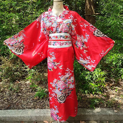 Traditional Ladies' Suit Bathrobe Anime Cosplay Photography Suit Kimono — back view