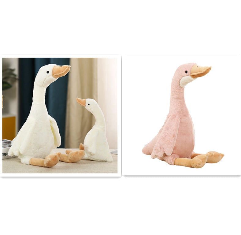 Sleeping Pillow Big Goose Doll Plush Toy | Magic Stories