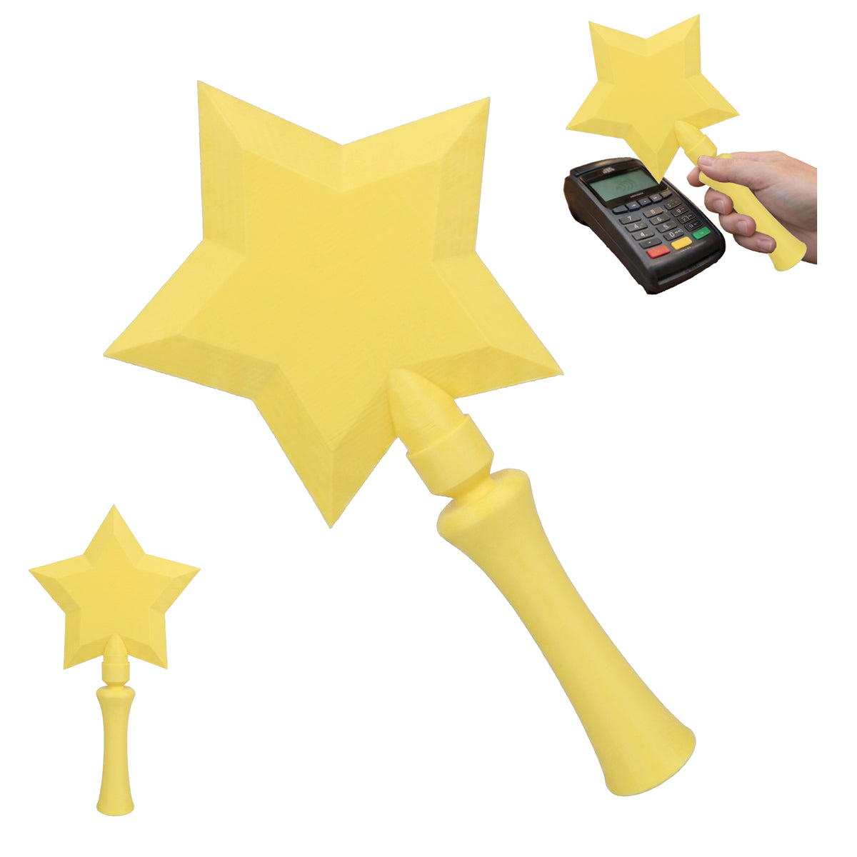 3D Printed Star Wand Contactless Card | Magic Stories