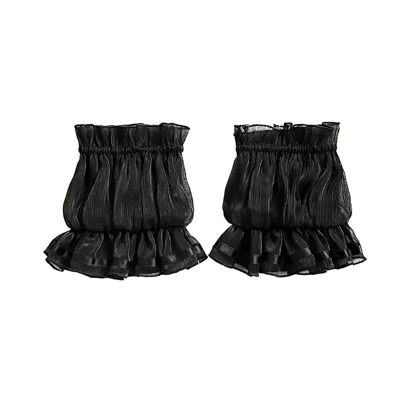 Originale Lolita Harajuku Bow Splicing Black Dress Hot Girl Fashion Kawaii Sweet Dress — detail
