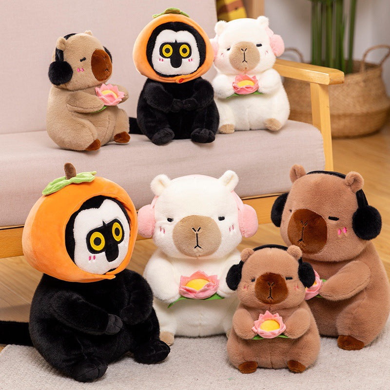 Capabala Monkey Creative Capybara Plush Doll | Magic Stories