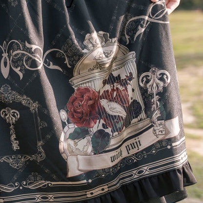 Lolita Skirt Full Stock Nightingale And Rose Jsk Dress Gothic Dark Lolita Dress — packaging
