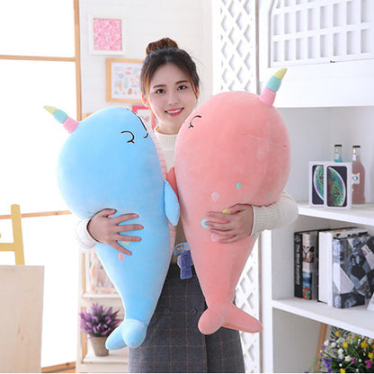 Narwhal doll plush toy pillow | Magic Stories