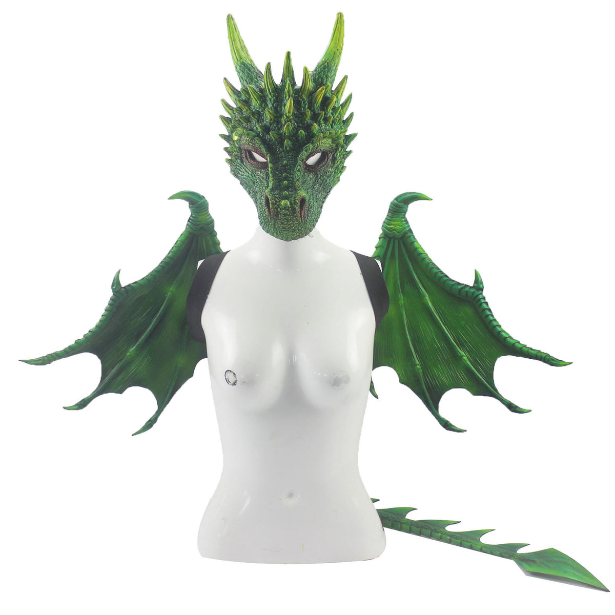 Halloween Mardigras Carnival Kid Child Costume Demon Cosplay Dragon Suit Cross Border — back view