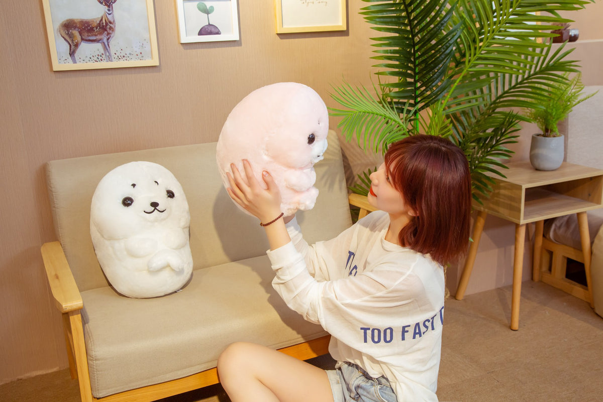 Cute sitting seal plush toy | Magic Stories