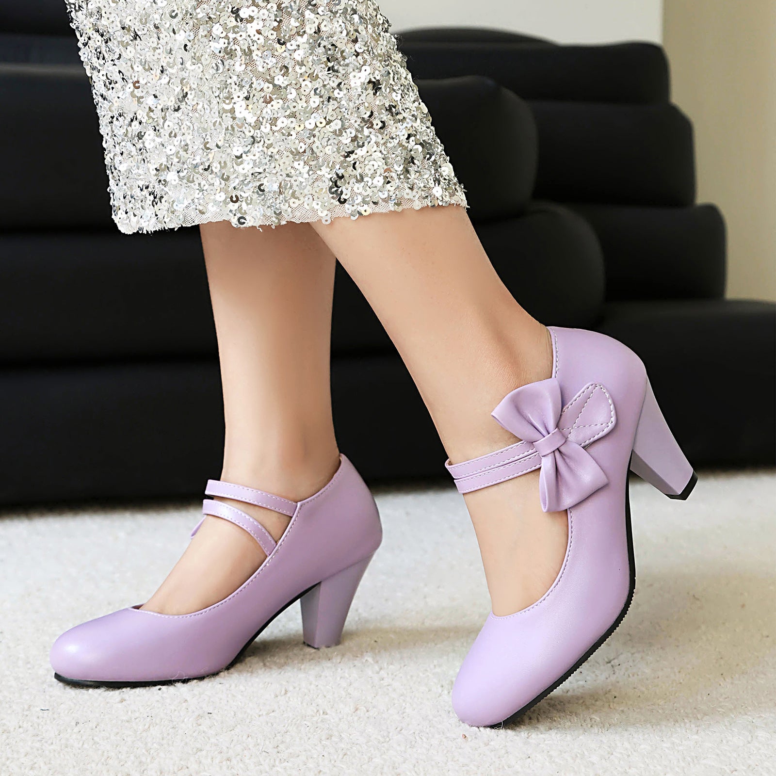 Bow-knot Maid Outfit High-heeled Pumps | Magic Stories