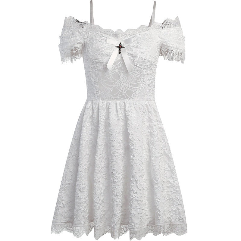 Dark Halloween Gothic Short Dress | Magic Stories
