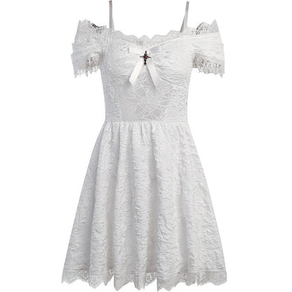 Dark Halloween Gothic Short Dress | Magic Stories