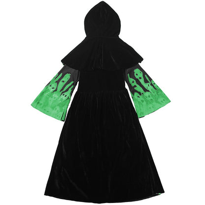 Halloween Children Skeleton Ghost Costume — back view