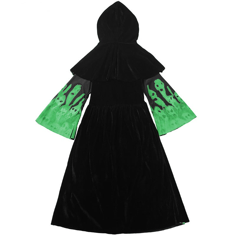 Halloween Children Skeleton Ghost Costume — back view