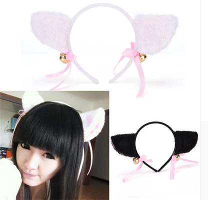 Plush cat ears headband Bells anime show | Magic Stories