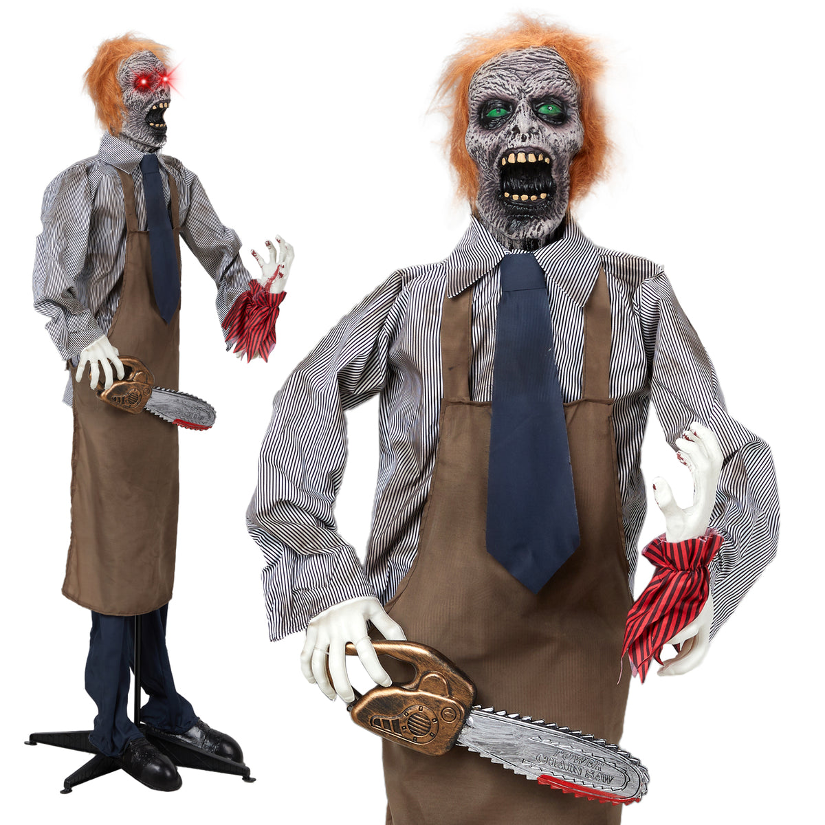 5.7ft Chainsaw Man Halloween Standing | Magic Stories
