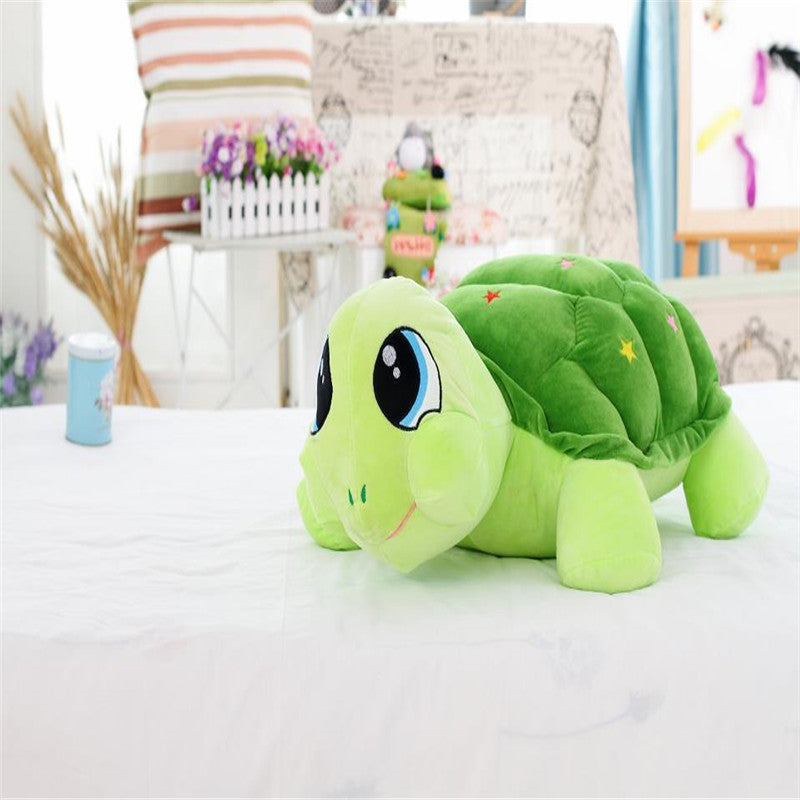 Big eye turtle cute Turtle Plush Toy — scale reference