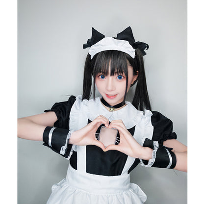 Cat maid outfit — back view