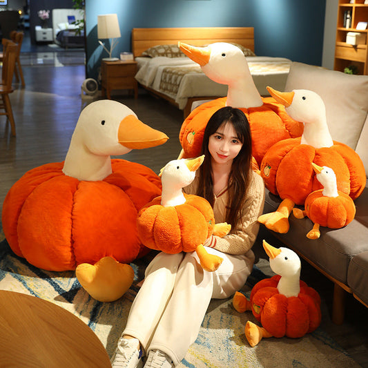Pumpkin Duck Plush Doll Creative Funny | Magic Stories