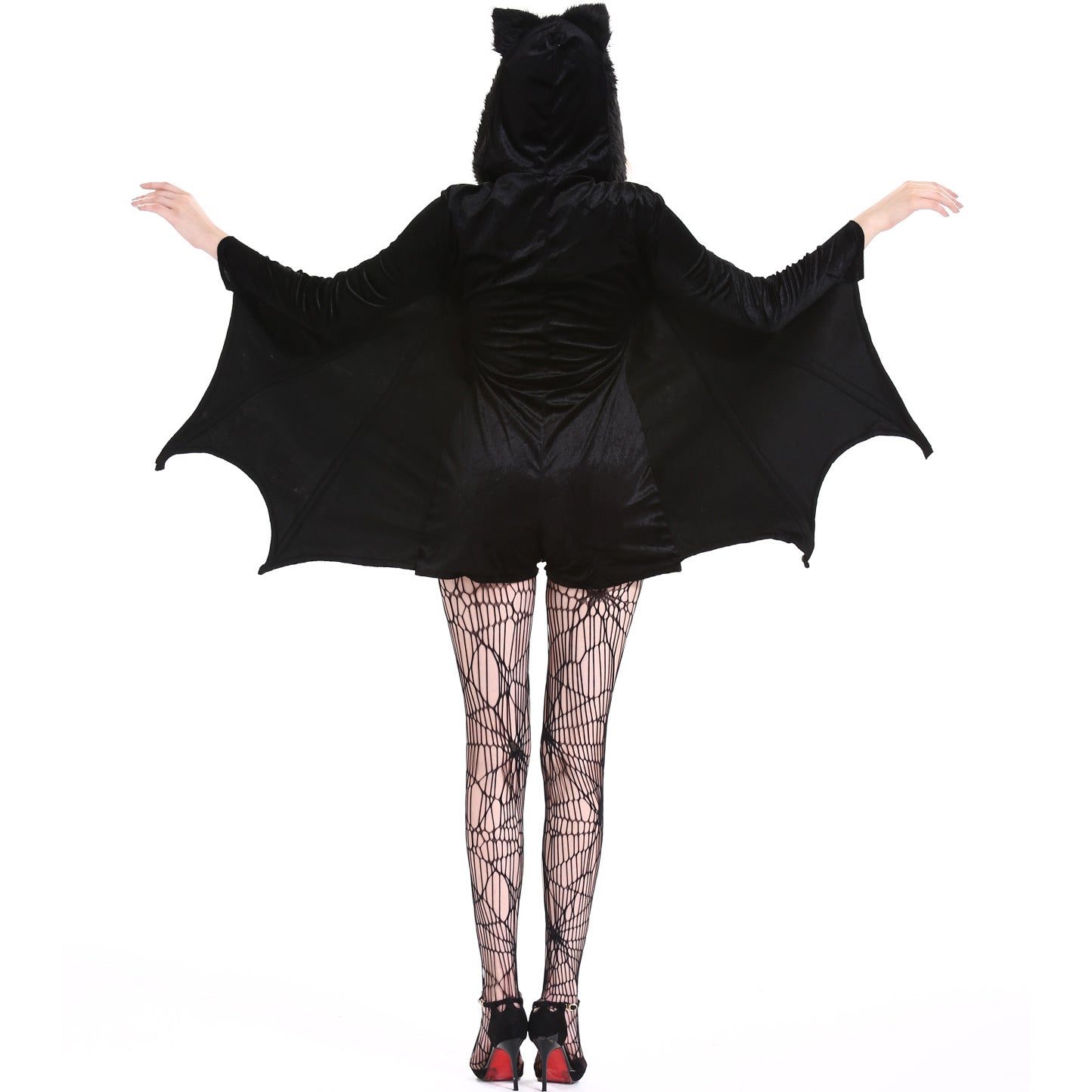 Halloween Female Costume Vampire Show Costume — back view