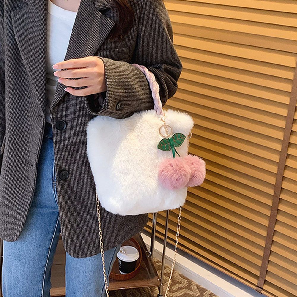 Plush Fashion Girl Cherry Handbag | Magic Stories