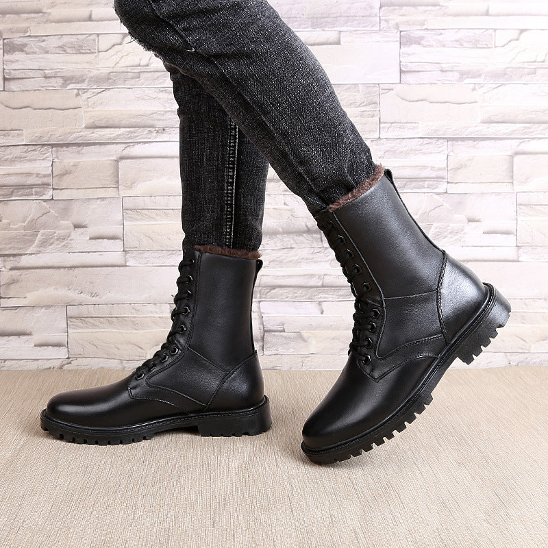Trend increasing casual men's Boots — back view