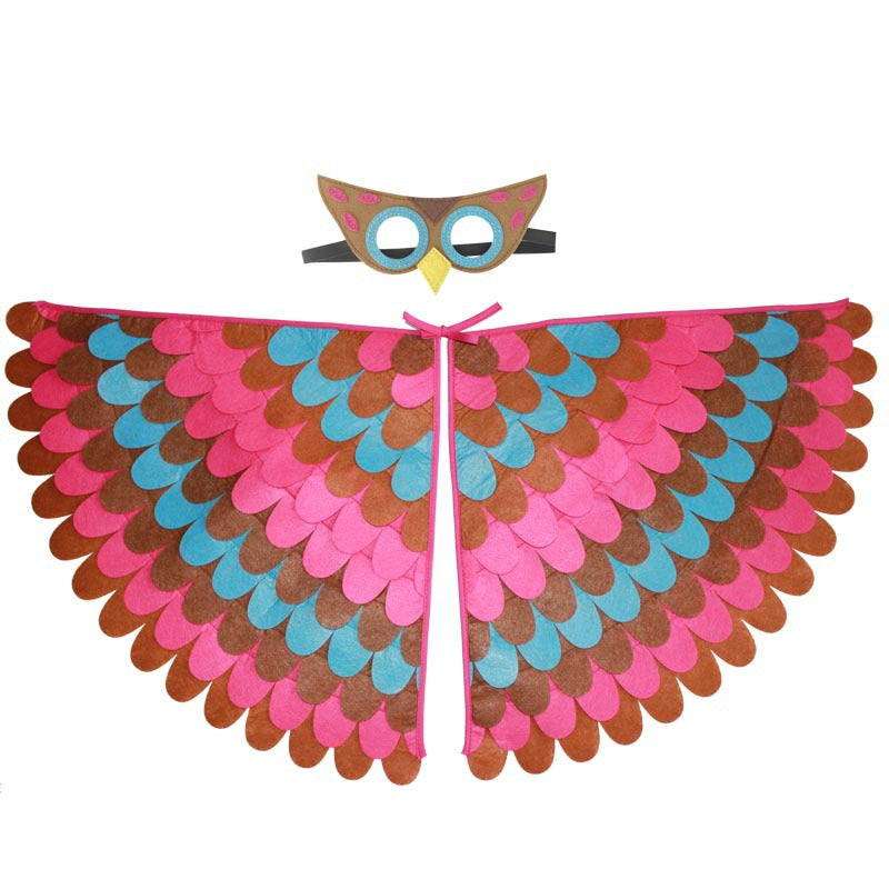 Felt Wings Halloween Carnival Costume — back view