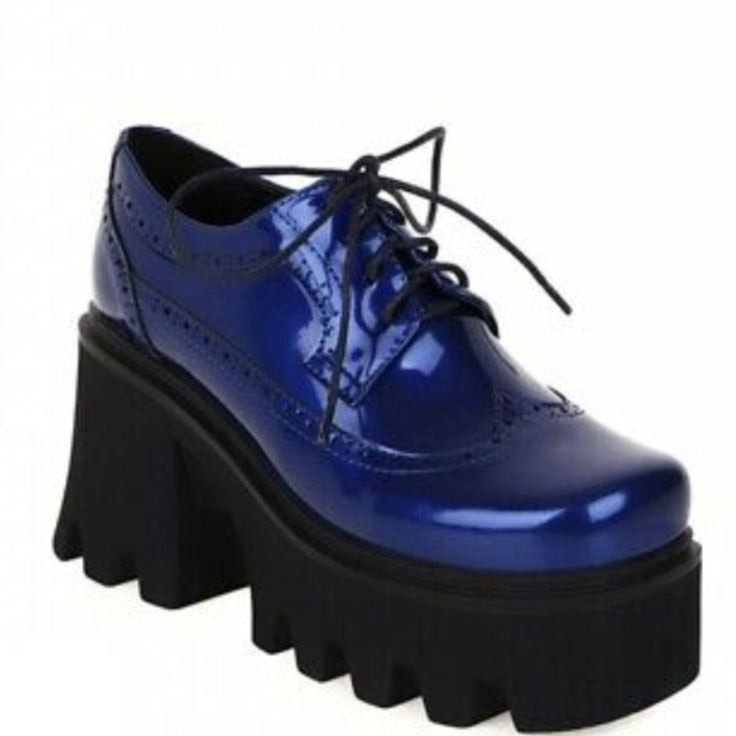 Platform Wedge Shoes Lolita Punk Dark Style | Magic Stories