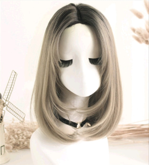 Long Straight Hair Wig — scale reference