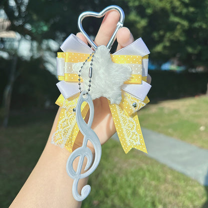 Anime-themed Bow-knot Keychain And Bag Charm | Magic Stories