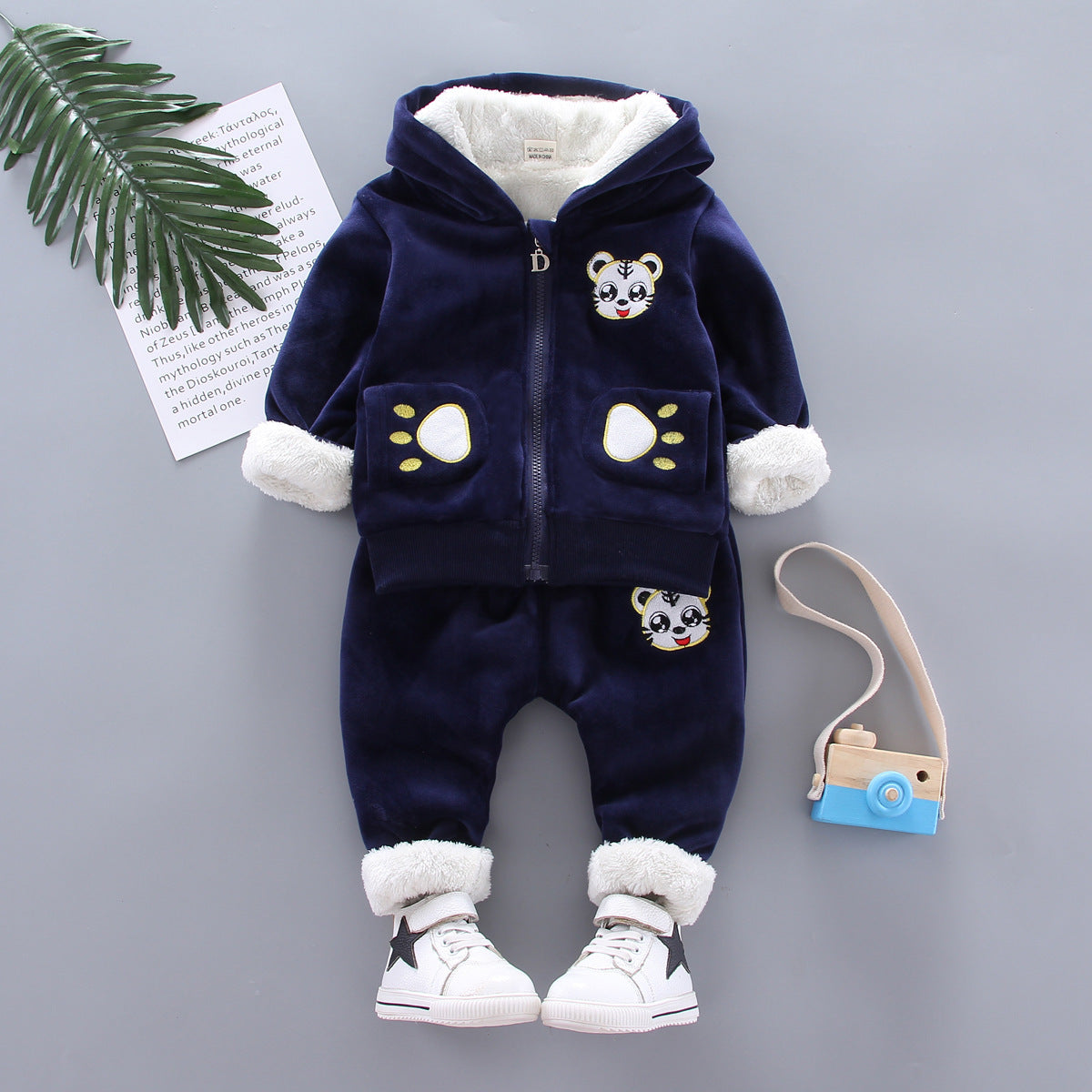 Golden mink plush winter clothing | Magic Stories