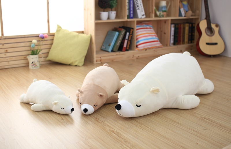 Polar bear sleeping plush toy doll | Magic Stories