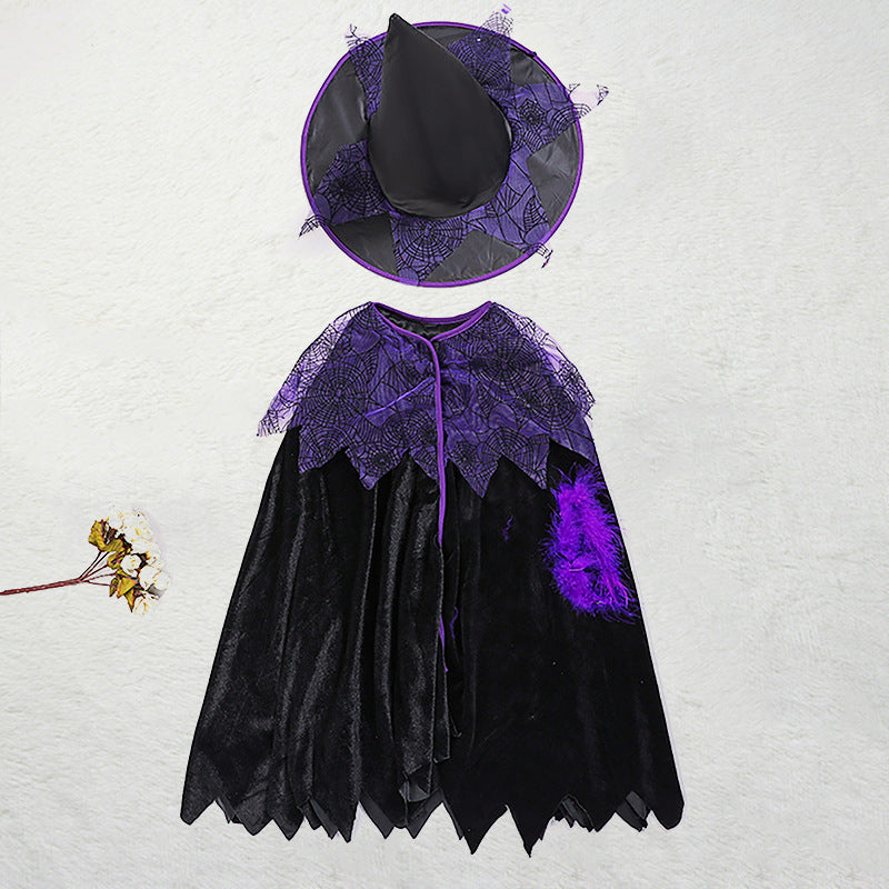 Children's cosplay anime costumes — back view
