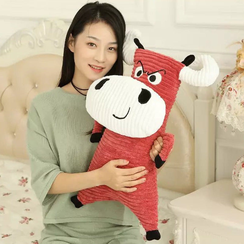 Big cow plush doll — packaging