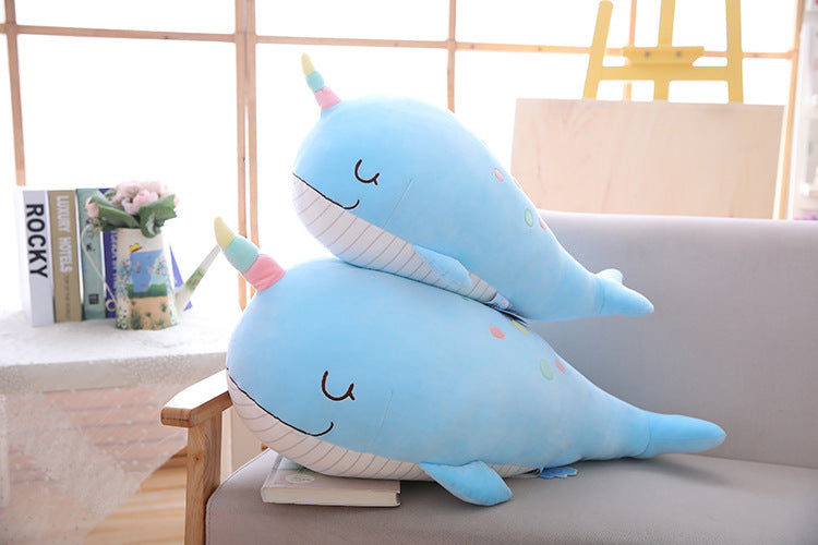 Narwhal doll plush toy pillow | Magic Stories