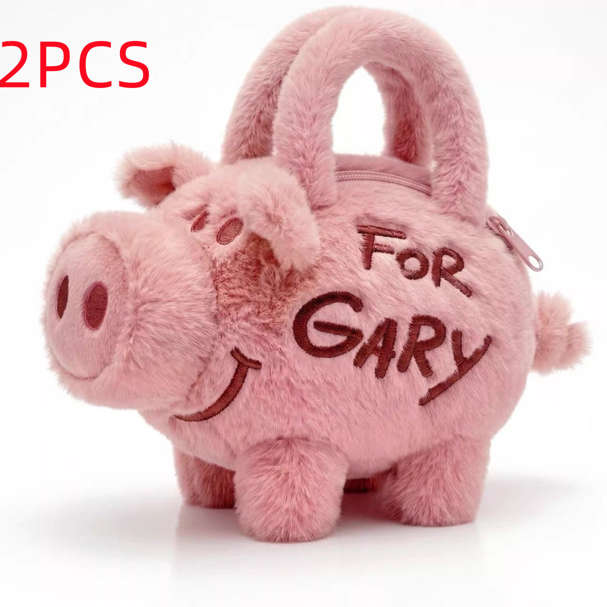 Personalized Plush Pig Crossbody Coin Purse | Magic Stories