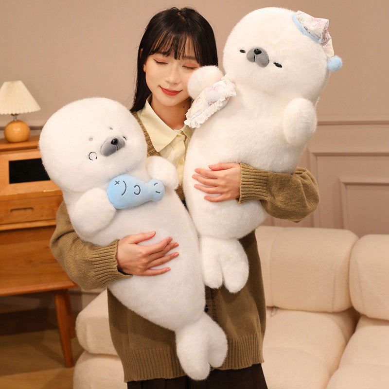Cute Lying-seal Plush Toy Soft Sea Otter | Magic Stories