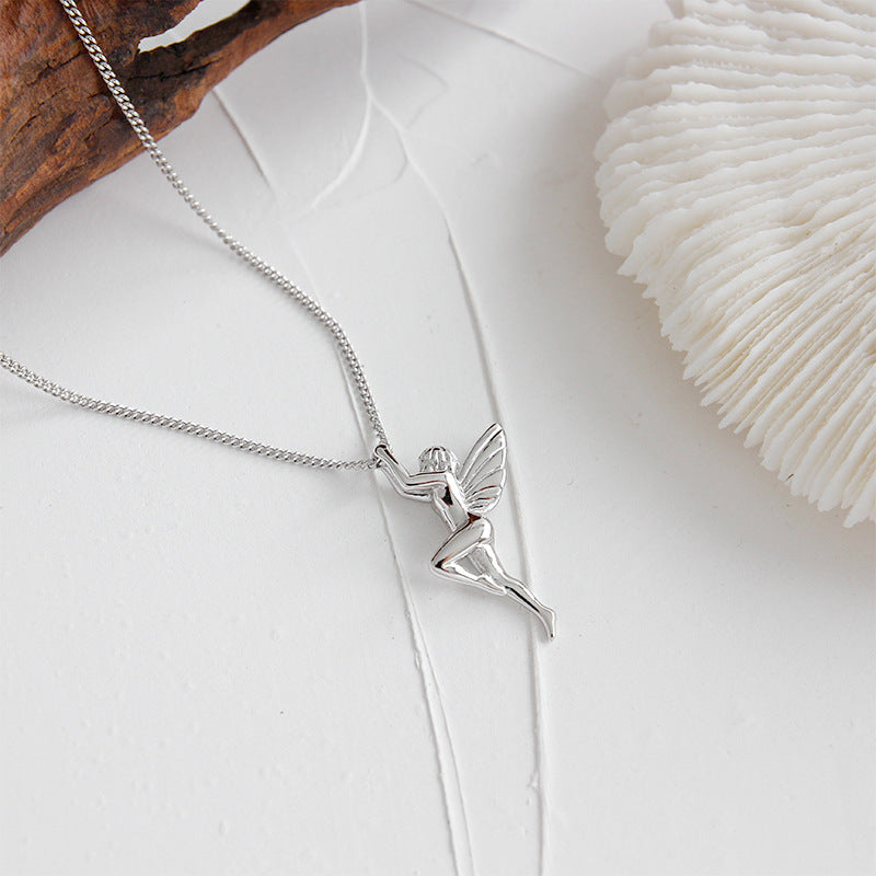 Harajuku Wind Guardian angel necklace | Magic Stories