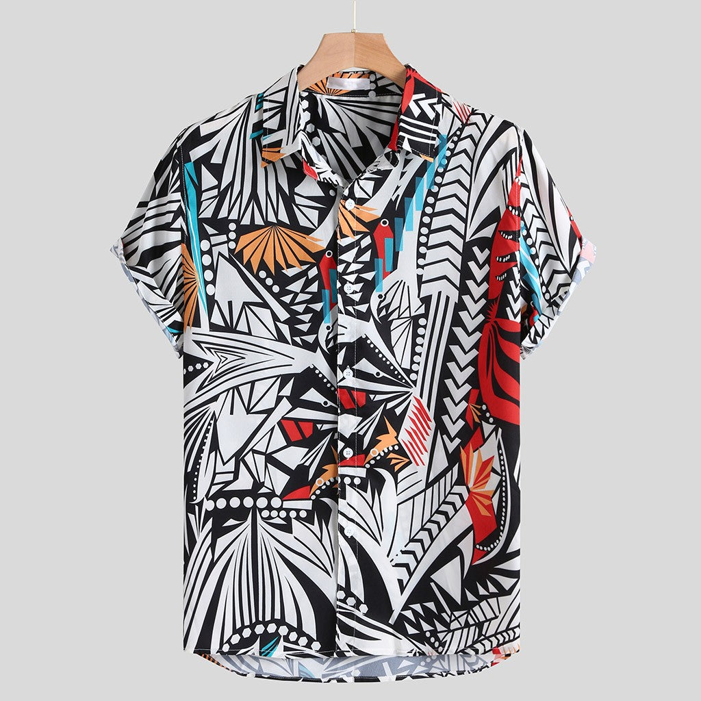 Hawaiian Casual Shirt Streetwear — detail