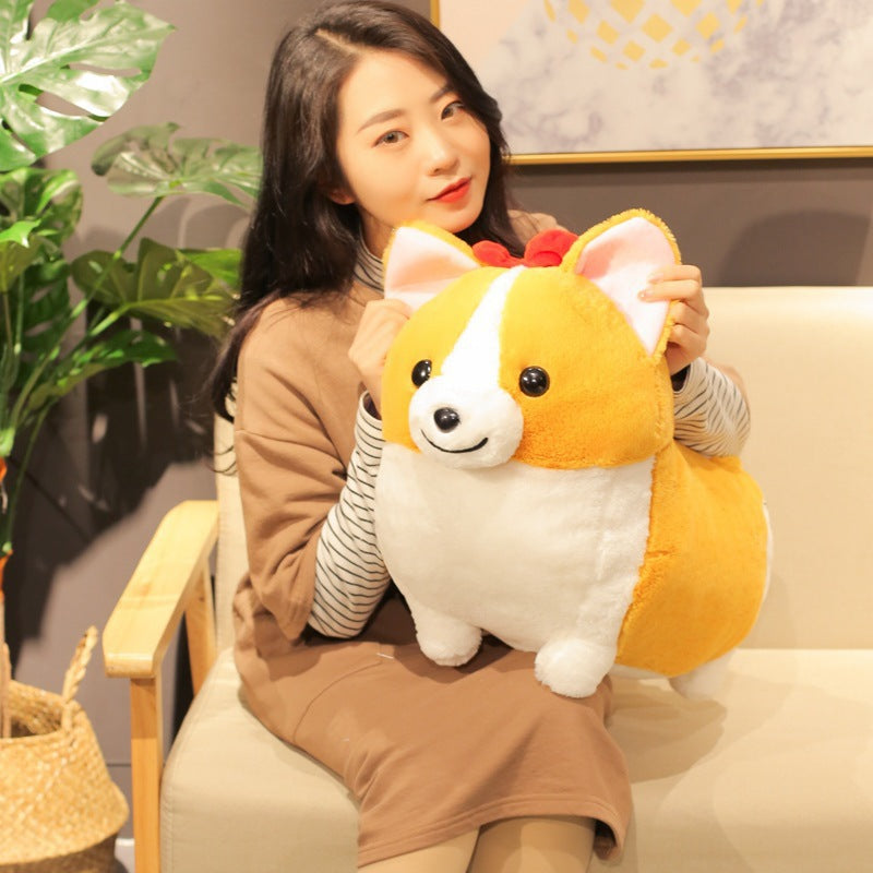Peach Heart Butt Corgi Doll Corgi Dog Plush | Magic Stories