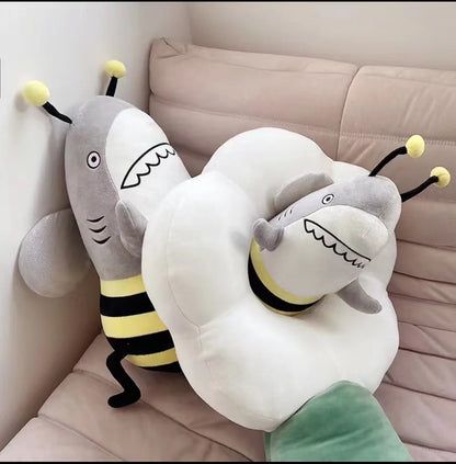 Home Fashion Simple Shark Bee Shape Plush | Magic Stories