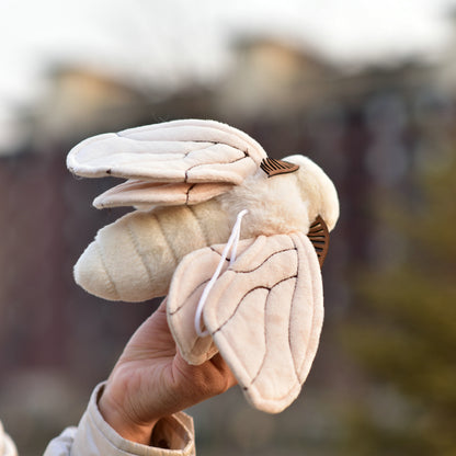 White Moth Plush Toy Stuffed Insect | Magic Stories
