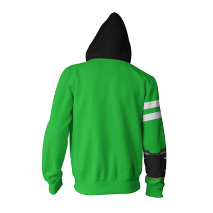 3D Anime Print Zip Shirt | Magic Stories